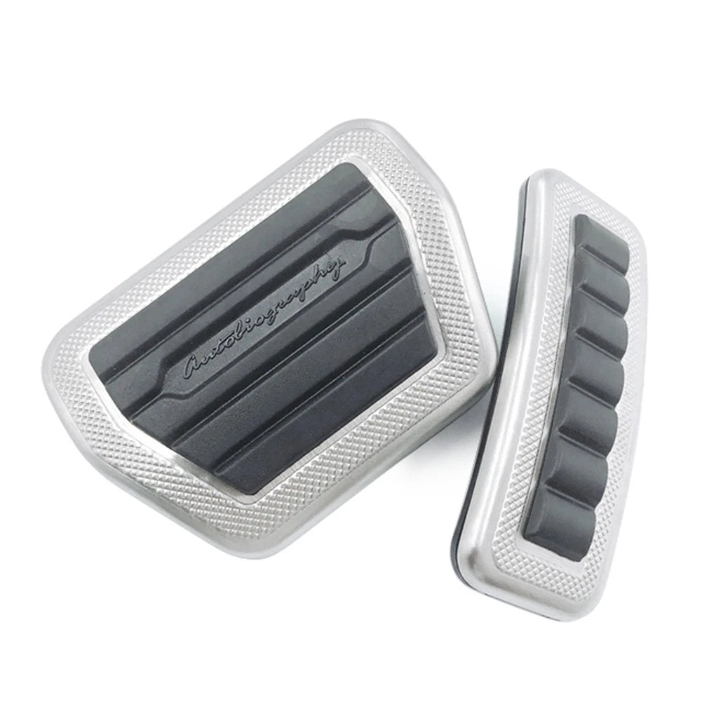 2X Brake Gas Pedal Covers for Land Rover Range Rover Discovery 5 Defender 90 110