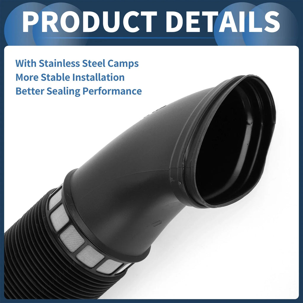 Air Intake Hose for Mercedes Benz E320 3.2L 2003-2005 (A1120943782) Black