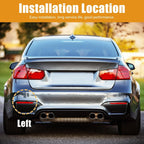 Left Side Rear Bumper Reflector Cover - for BMW X3 (2015-2016)