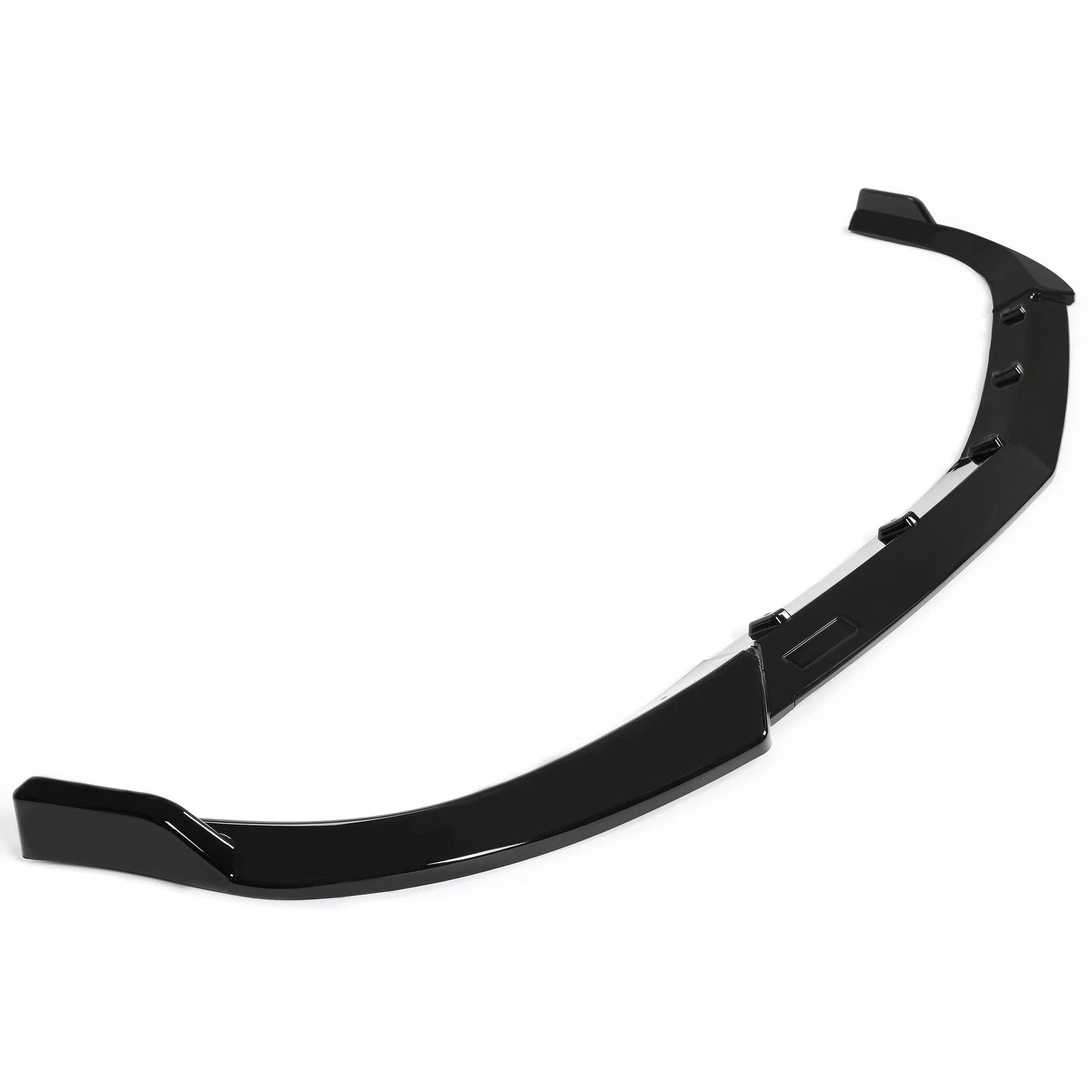 Gloss Black Front Bumper Lip Splitter for Mercedes Benz C-Class (2008–2014)