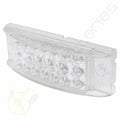 4X 6" Clear Lens Red LED Turn Signal Side Marker for Truck Trailer
