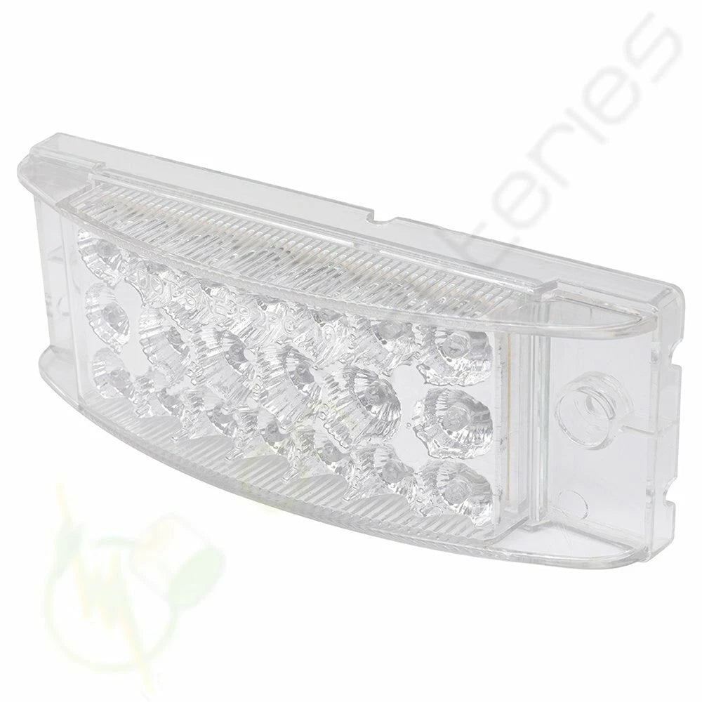 4X 6" Clear Lens Red LED Turn Signal Side Marker for Truck Trailer