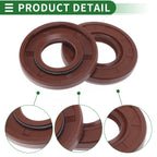 Set of 5 Oil Seal Rotary Shaft Seal FKM Rubber 17x35x5mm