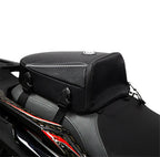 Black Motor Back Seat Bags for Touring Motorcycle Saddle (Fits Various Models)
