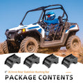 4Pcs 28.5mm Stabilizer Bushing Bar for Polaris RZR 570/1000 XP (2014–2023)