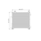 Replacement Condenser w/Integral Receiver Drier For 2012-2015 Scion IQ
