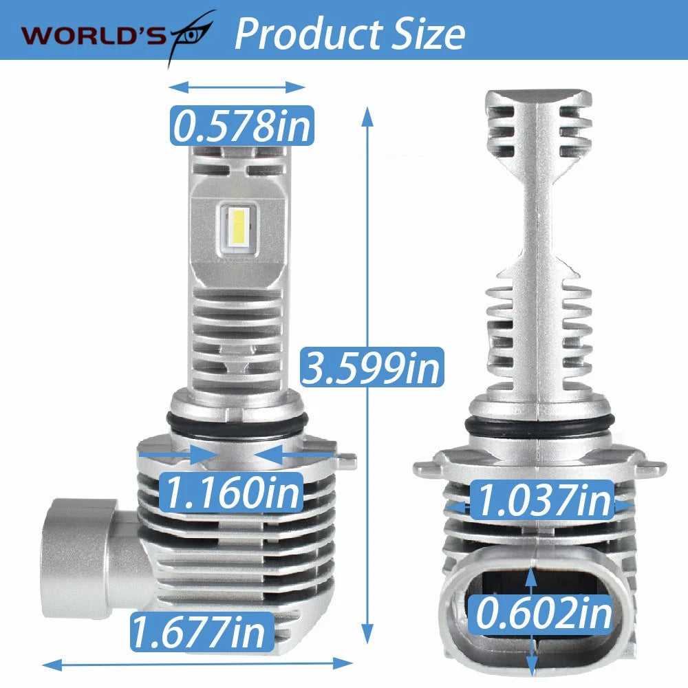 2X LED Low Beam Conversion Kit for HB3 9005 Headlights