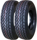 Set of 2 ST225/75D15 Trailer Tires 225 75 15 H78-15 8PR LRD 11022
