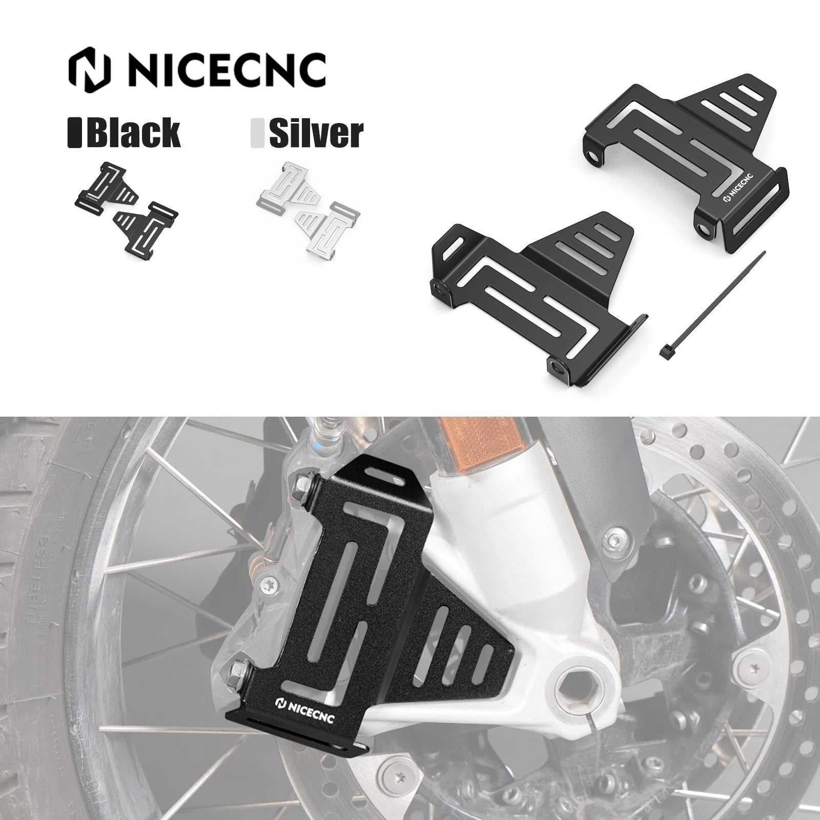 Front Brake Caliper Guard Protector Cover for BMW R1250GS Adventure (2019–2024)