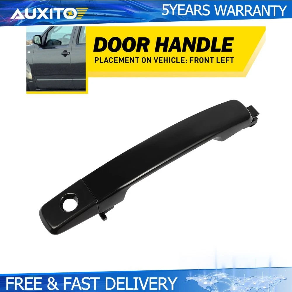 Door Handle for Nissan Frontier (2005–2015) Front Left Textured Black Plastic