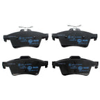 Set of 4 Hella Rear Brake Pads for Chevy Ford Jaguar Mazda Pontiac Saab Saturn Volvo