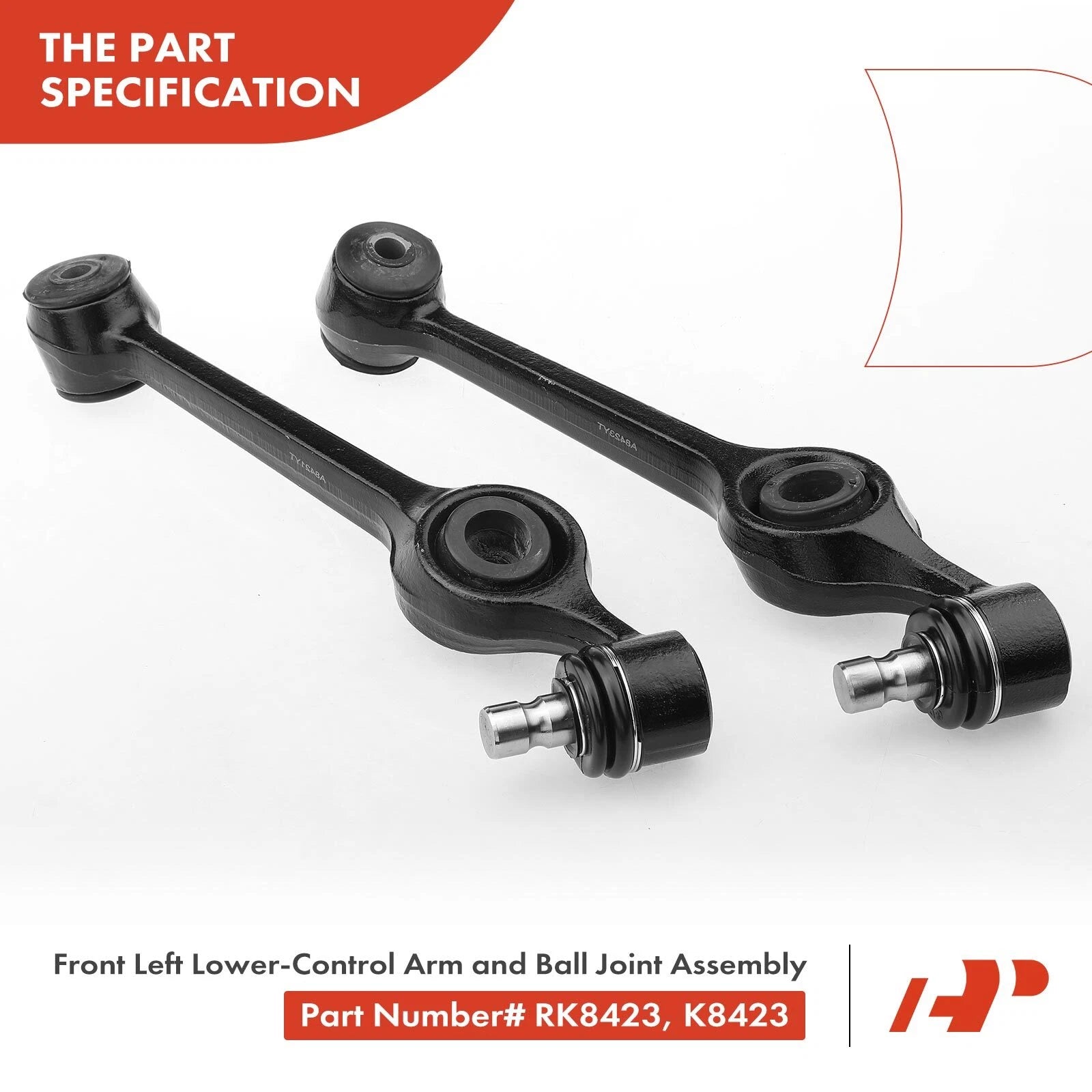 2X Front Lower Control Arm with Ball Joint for Ford EXP (1982-1988)
