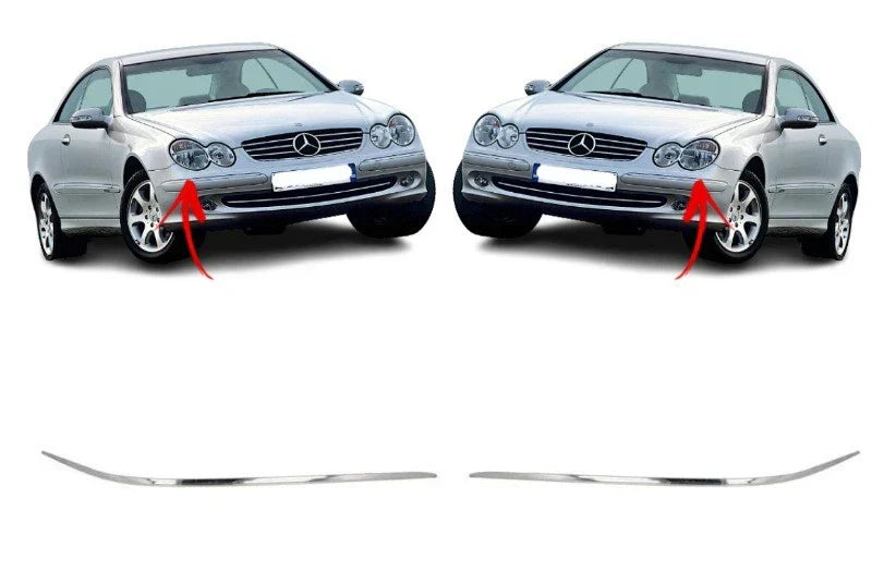 1 x Bumper Trim for Mercedes Benz CLK320 CLK500 Side impact strip (2003–2005)