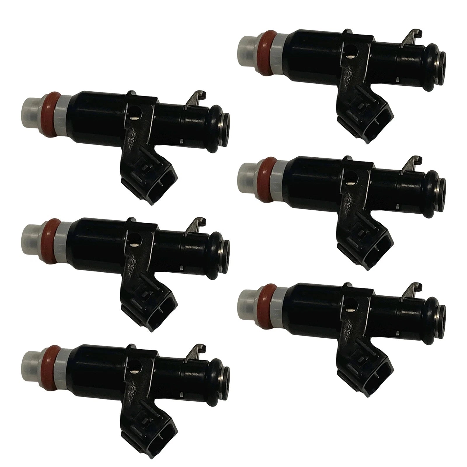Set of 6 Green Fuel Injectors for Acura TL Honda Odyssey Accord Pilot Saturn Vue