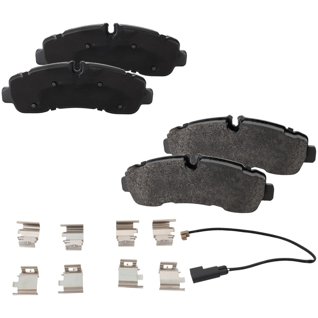 Set of 4 Rear Brake Pads for Ford Transit-350 HD (2020–2023)