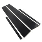 4 x Black Door Trim Pillar Post Covers for VW Jetta (2012-2018)