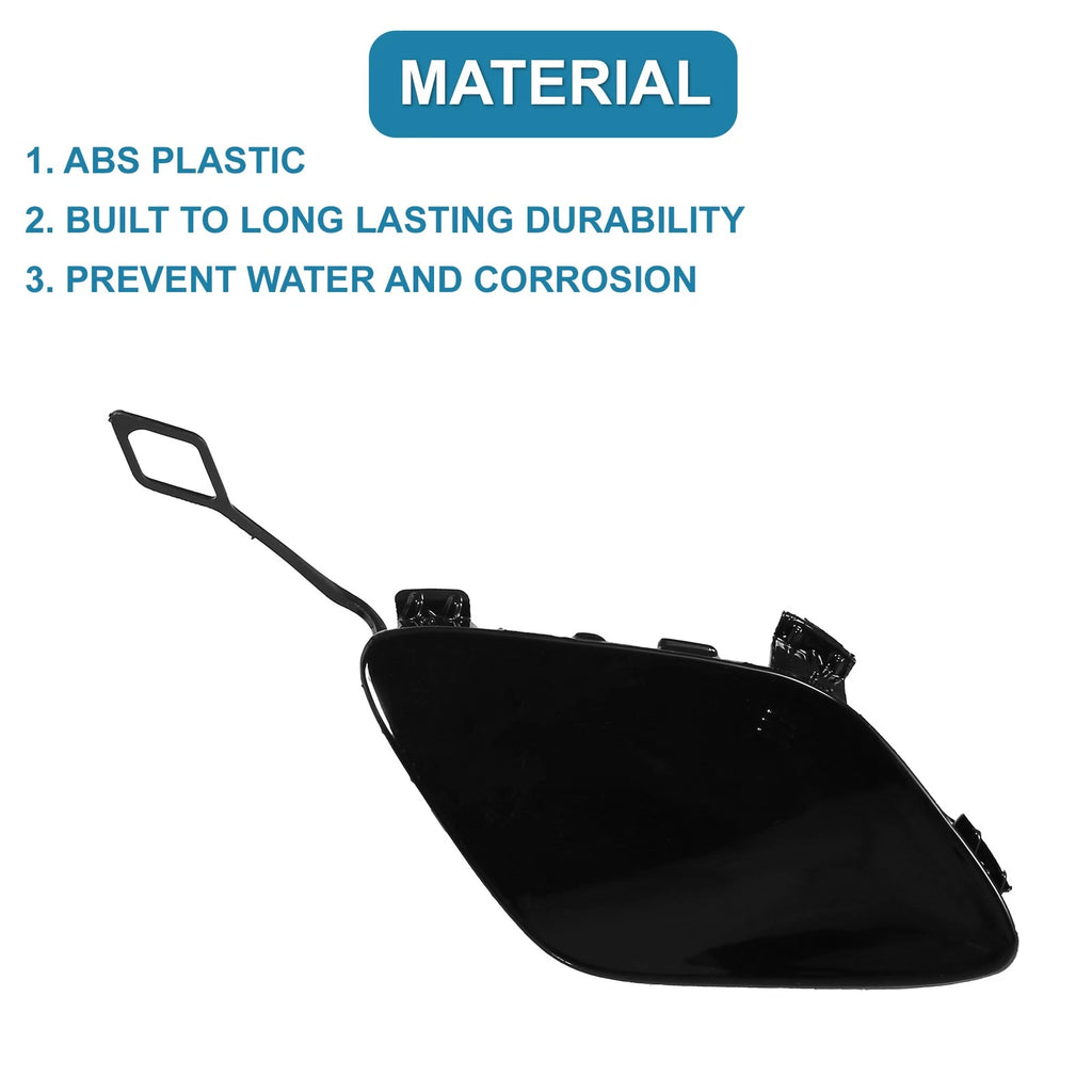 Tow Hook Cover for Mercedes-Benz E250 (2014–2015) Bright Black