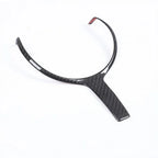 Black Carbon Fiber Look Steering Wheel Trim for BMW M-Sport F10 F06 F12 F13 F32