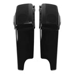 5" Stretched Saddlebags for Harley Touring (2014–2024) with Dual 5x7" Speakers