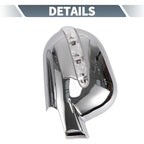 Rearview Mirror Cover Overlay Chrome Plated for Mercedes-Benz M Class (1998-2005)