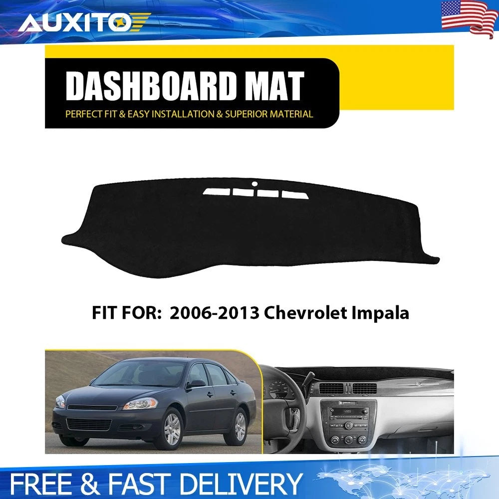 DashMat Dashboard Cover for Chevrolet Impala (2006–2013) Non-Slip Anti-Glare