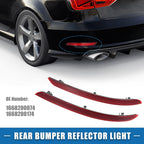 Set of 2 Rear Bumper Reflector Lights for Mercedes Benz (1668200074)