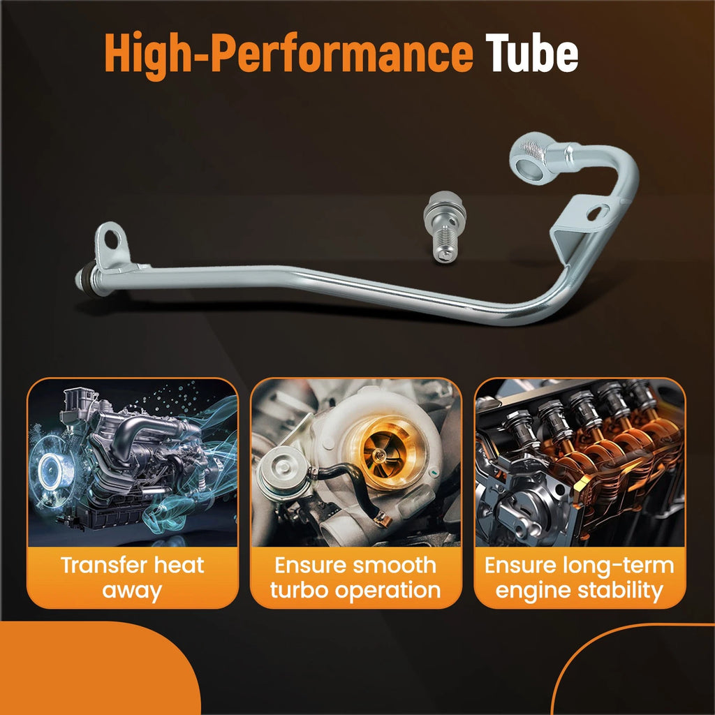 Turbo Oil Supply Line for Mercedes Benz C250 E250 (2011–2016) M271DE18AL