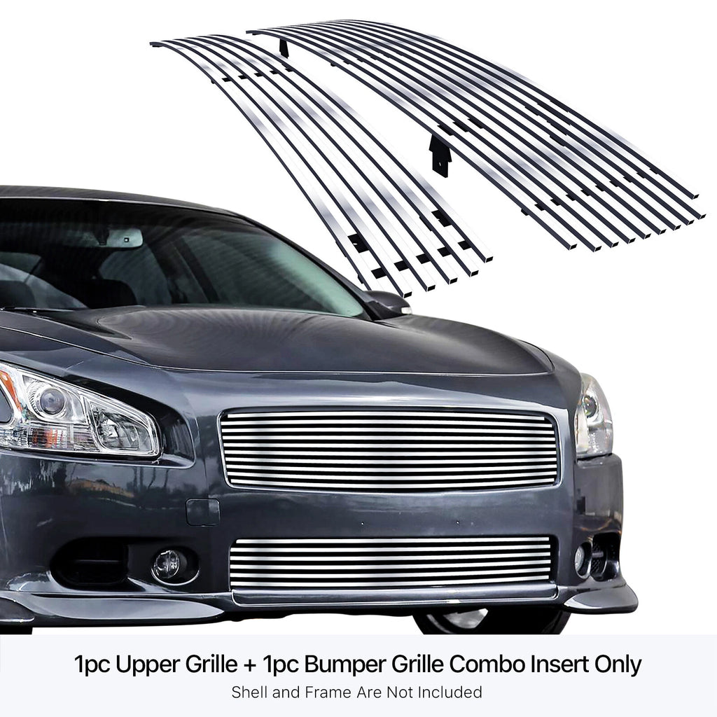 Stainless Steel Chrome Billet Grille Insert for Nissan Maxima (2009-2014)