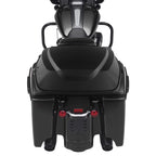 Matt Black Razor Trunk Pad Mount Rack for Harley Road King (2014–2025)