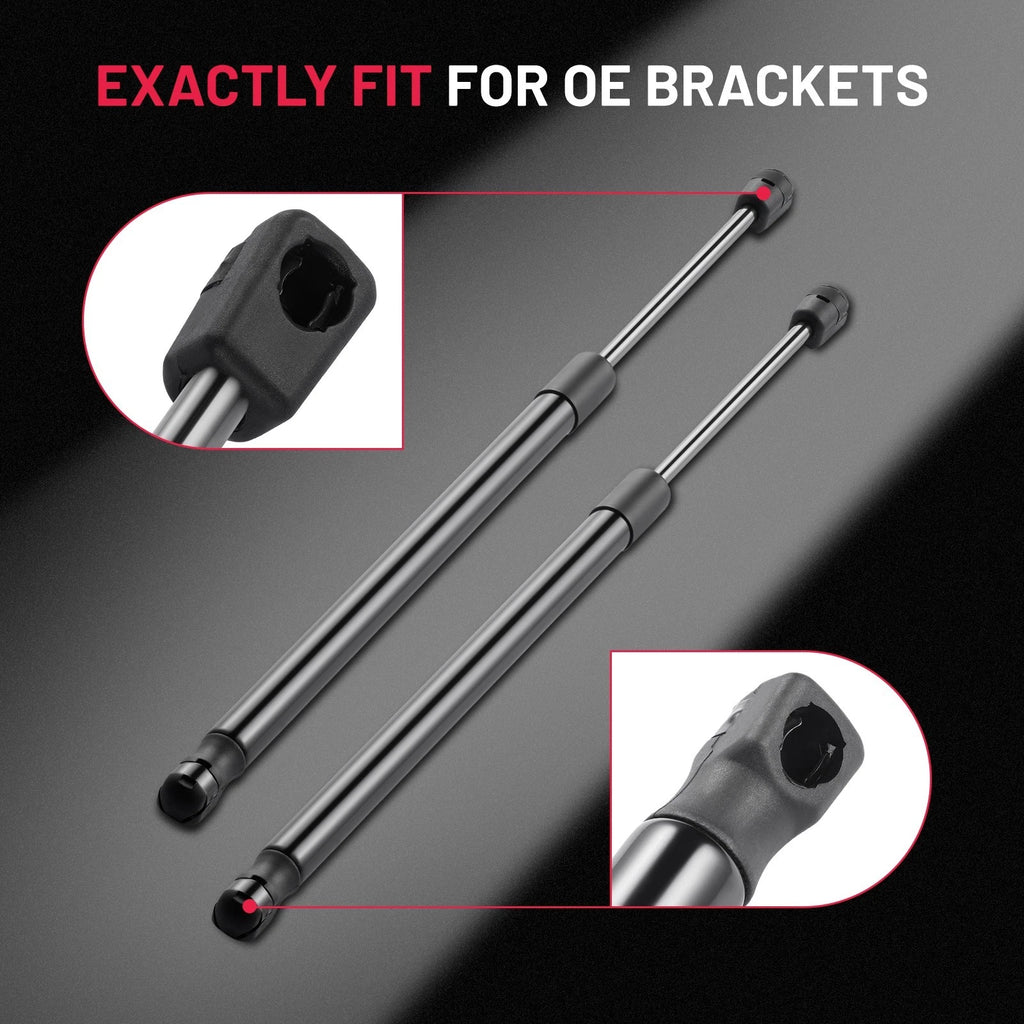 2X Rear Window Glass Lift Supports Struts for Mazda Tribute (2001–2006) 4187