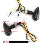 Universal Metal LED Mini Bullet Turn Signal Indicators Light E