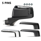 Side Mirror for Chevy Silverado 1500 (2019–2024) Heated, Manual Fold, 5 Pins