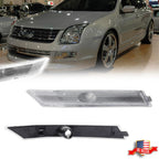 2X Clear Lens Front Side Marker Lights for Ford Fusion & Mercury Milan (2006–2009)