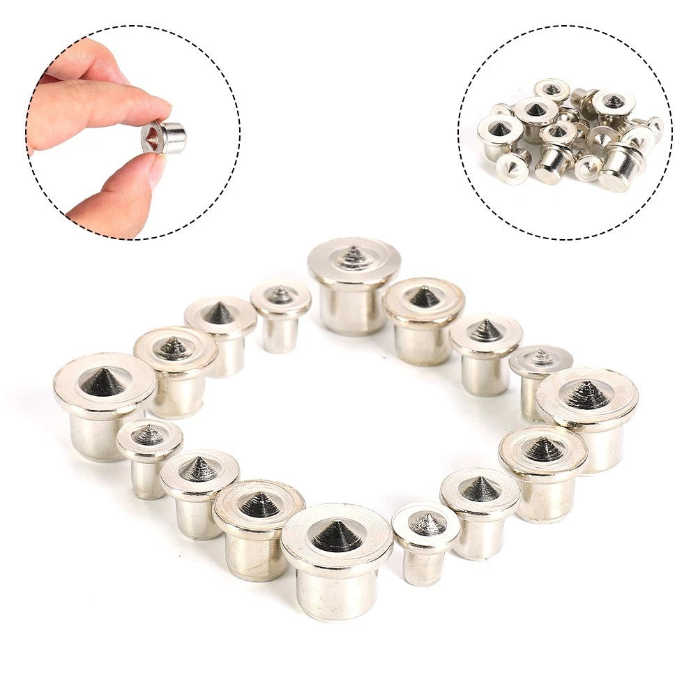 Set of 16 Dowel Drill Centre Points Pins 6mm 8mm 10mm 13mm