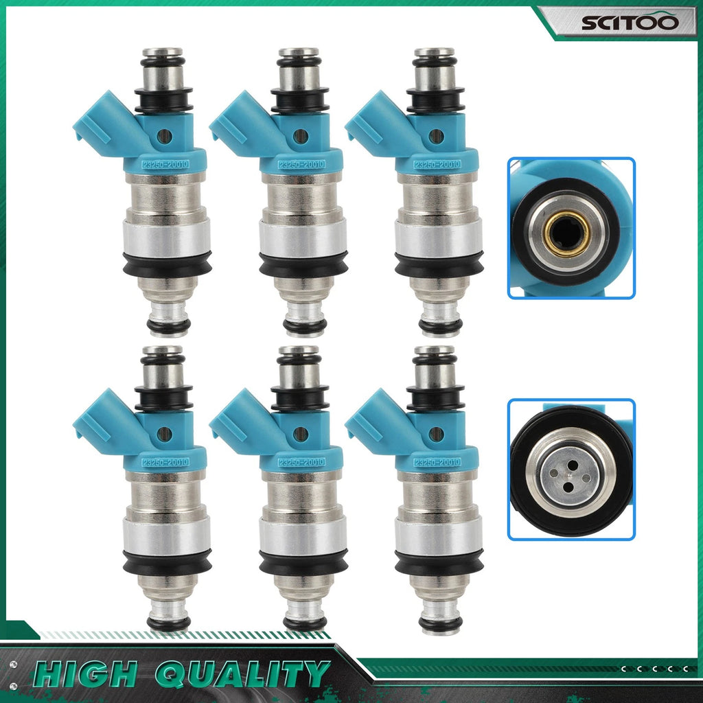 Set of 6 Fuel Injectors for Lexus Toyota Solara Camry 3.0L (1994–2003) 23250-20010