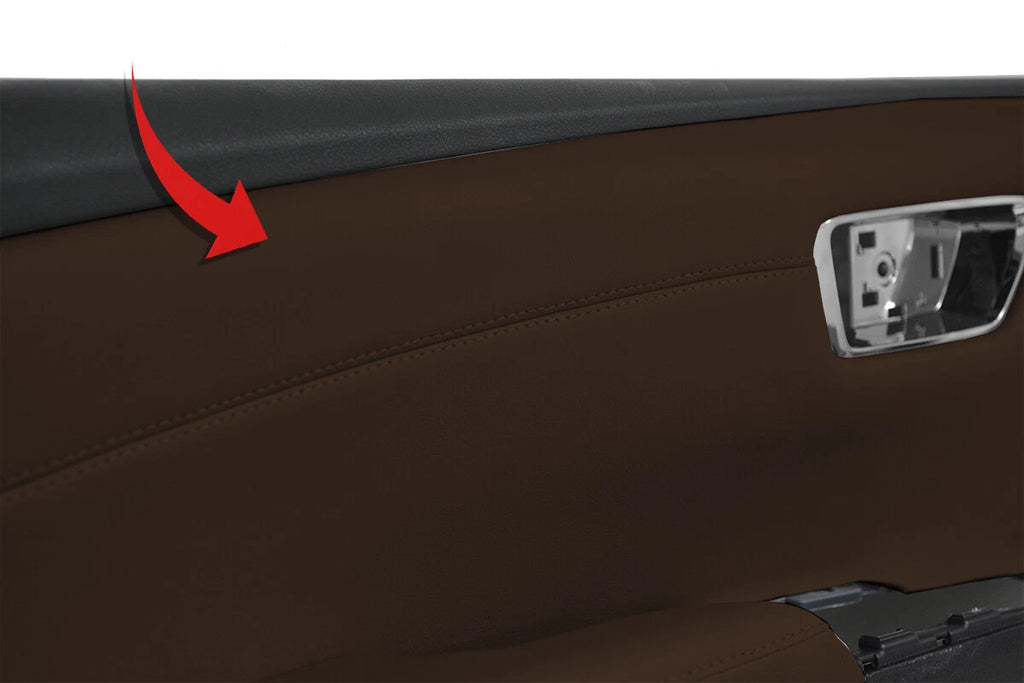 Leather Door Panel Cover for Toyota Avalon (2013–2018) Brown
