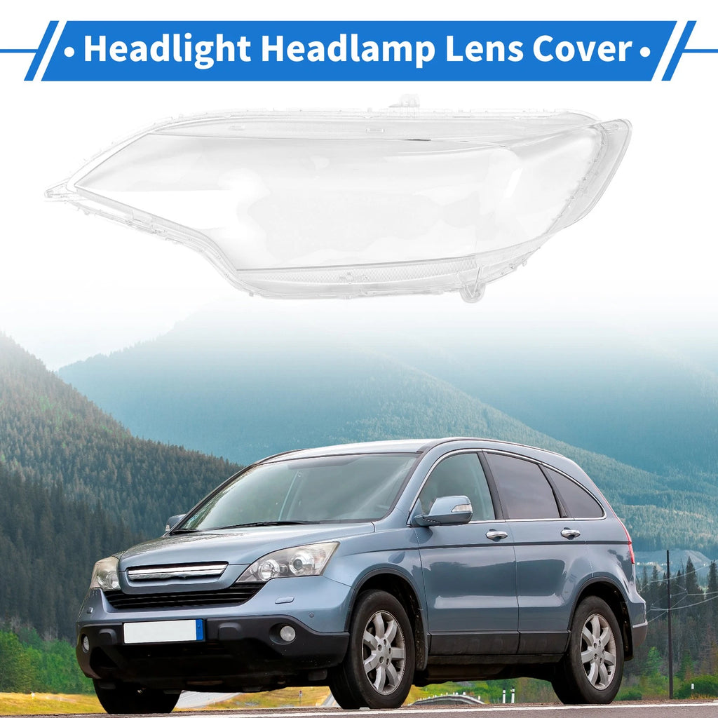 1 Pcs Headlight Lens Cover for Honda Fit (2014–2020) PC Clear