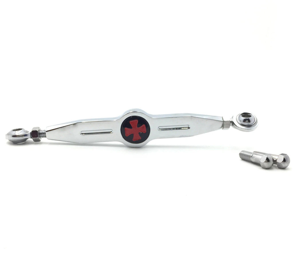 Chrome Black Cross Gear Shift Linkage for Harley Seventy Two/Forty Eight (2004–2017)