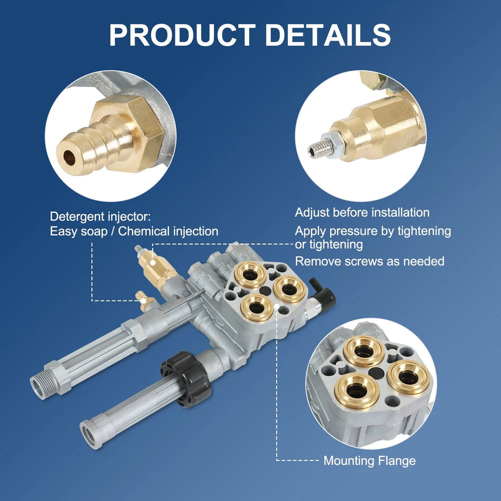 Complete Pump Head for SRMW2.3G28 & SRMW2.4G28 (2800 PSI)