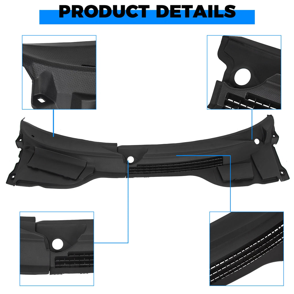 Set of 2 Windshield Cowl Covers for Mini Cooper R55 R56 R57 (2007–2015)