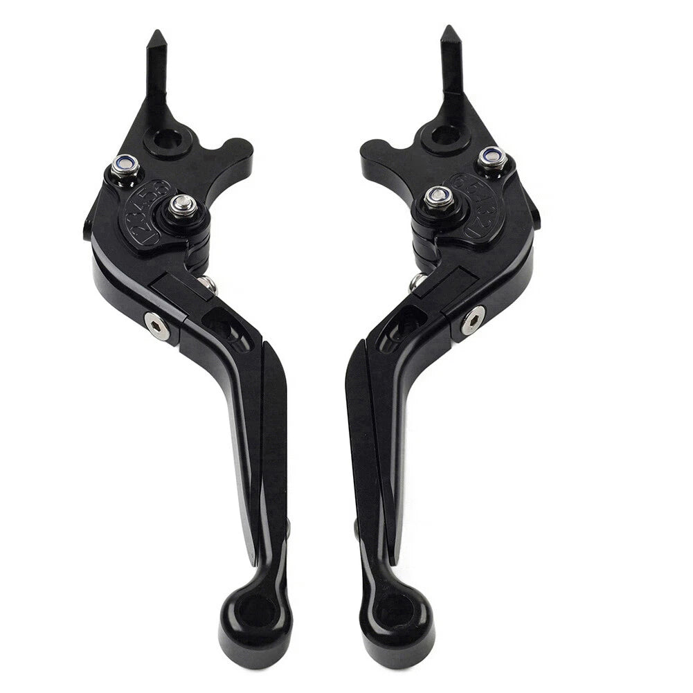 CNC Extendable Brake Clutch Levers for Yamaha YZF R1 (2004–2008), R6 (2005–2016) Black