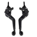 CNC Extendable Brake Clutch Levers for Yamaha YZF R1 (2004–2008), R6 (2005–2016) Black