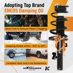 Front Quick Struts with Sway Bar Links for Mazda 3 (2004-2013) & Mazda 5 (2006-2010)