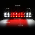2X LED Third Tail Brake Light for Ford F150 Mark LT (2009–2014)