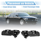 1 Pair Front Bumper Bracket 57010287AC for Dodge Charger (2011–2014)
