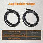 Automatic Transmission Cooler Hose Line Kit for GM 4L60E 700R4 TH350 TH400