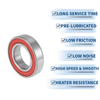 6006LU Deep Groove Ball Bearing for Scooter Skateboard Wheel (30x55x13mm)