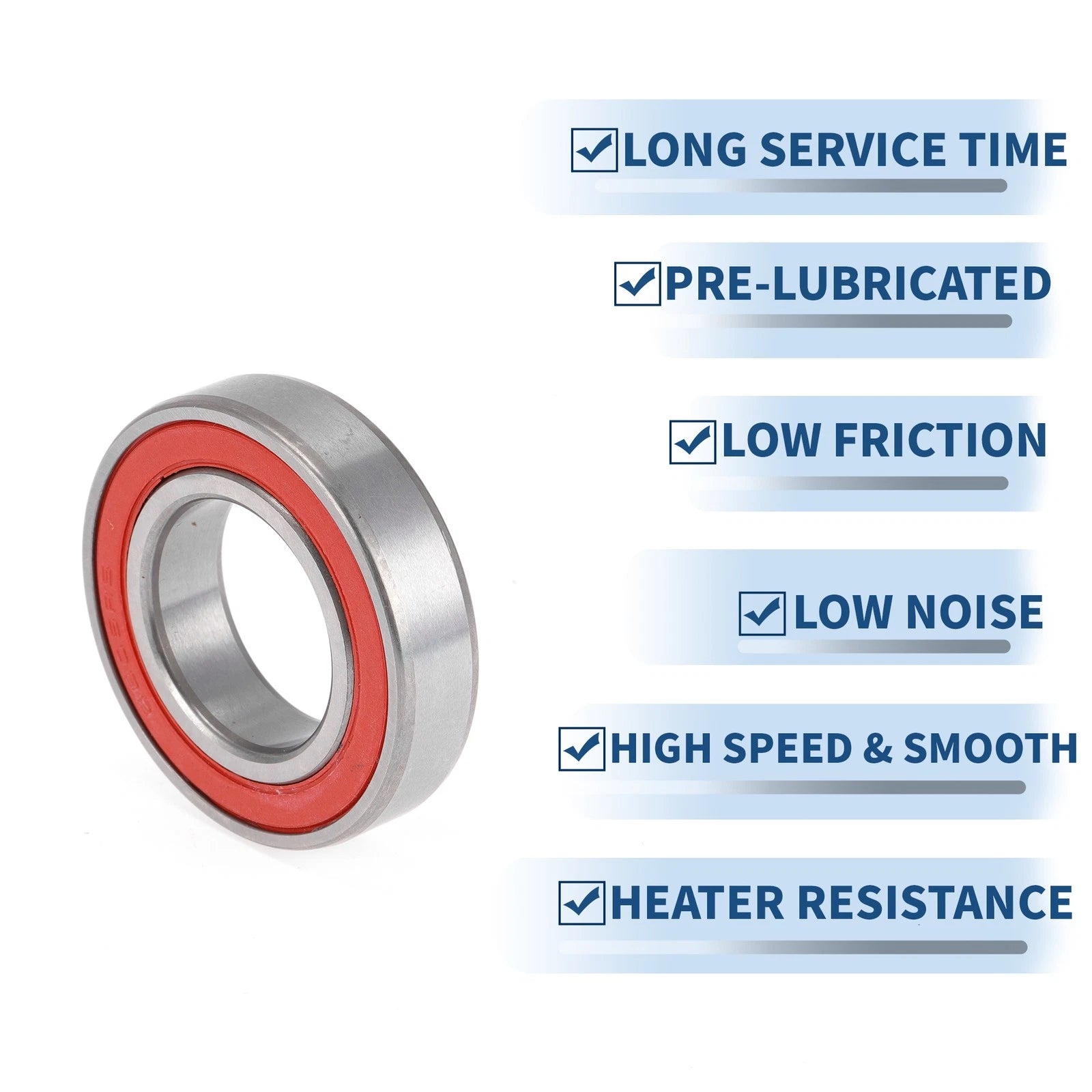 6006LU Deep Groove Ball Bearing for Scooter Skateboard Wheel (30x55x13mm)