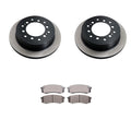 Set of 2 Advics Rear Disc Brake Rotors & Pads for 4Runner FJ Cruiser GX460