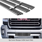 Lower Chrome Wide Rivet Billet Grille Insert for GMC Sierra 2500/3500 (2015-2019)